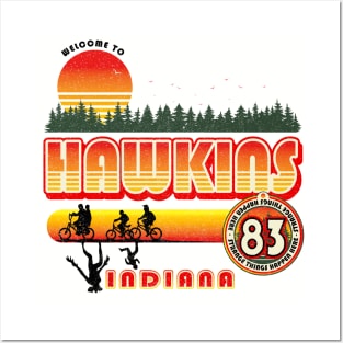 Welcome to Hawkins Indiana Posters and Art